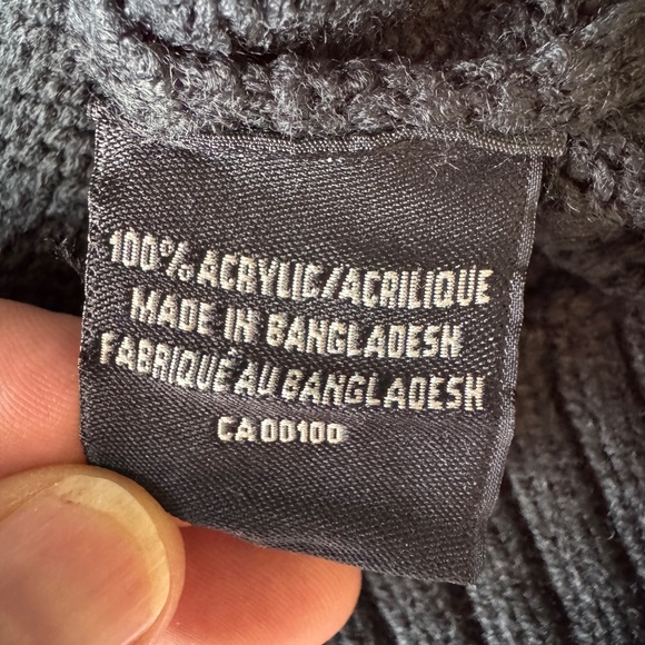 Vintage Midtown Mens Long Sleeve 1/4 Zip Mock Neck Pullover Sweater Green/Gray L - Picture 6 of 14